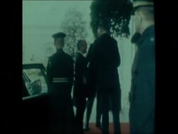 SYND 20-4-74 NIXON MEETS EGYPT AMBASSADOR GHORBAL News Clip