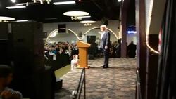 Trump Rally All Access Waterloo Iowa October 27 2015 Stock Footage