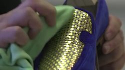 All that glitters - designer creates 24-carat gold shoes News Clip