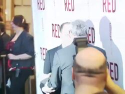 'RED' Broadway Opening Night - Arrivals Stock Footage