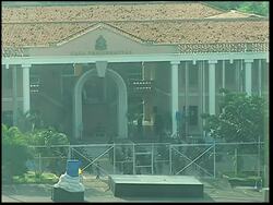 Military, tanks and planes, angry protesters, reax News Clip