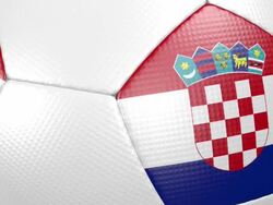 soccer ball Croatia Stock Footage