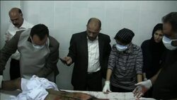 Demonstrators clash with police after funeral of man found dead during protests News Clip