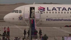 CLEAN : Pope arrives in Iquique for mass focused on migration News Clip