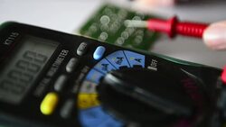 Digital multimeter Stock Footage