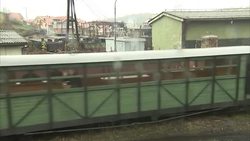 Restored, rare steam trains power coal mine cargo Instructional Video