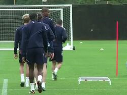 Bolton new signings David Ngog, Gael Kakuta Stock Footage