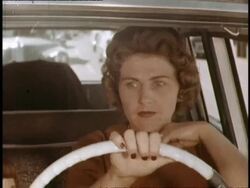 Frustrated woman driver Stock Footage