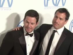 Mark Wahlberg, David O. Russell at the 2011 Producers Guild Awards at Beverly Hills CA. (Footage by WireImage Video/GettyImages) Stock Footage