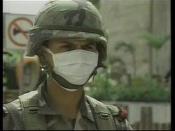 HONDURAS: SURVIVORS MUST DRINK CONTAMINATED WATER News Clip