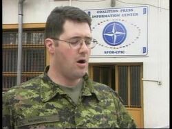 Updated SFOR spokesman on operation News Clip