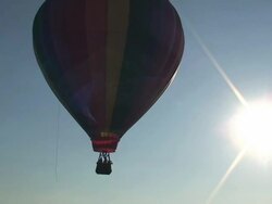 Hot Air Balloon Stock Footage