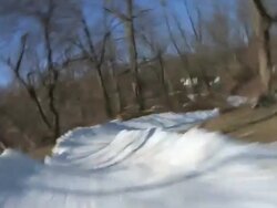 Luge Track - POV Stock Footage