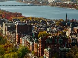 Boston, Beacon Hill and Cambridge Stock Footage
