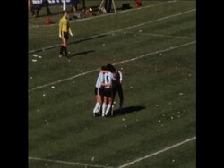 SYND 16 10 80 ARGENTINA V POLAND SOCCER FRIENDLY News Clip