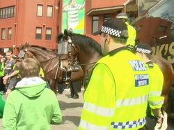 Anti Sectarian Police at Celtic News Clip