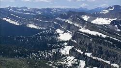Edge Of the Rockies  - Aerial View - Montana, Glacier County, United States Stock Footage