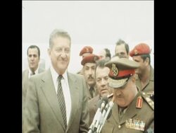 UPITN 27/1/80 ISRAELI DEFENCE MINISTER LEAVES EGYPT AFTER TALKS Instructional Video