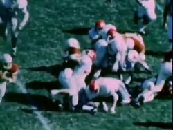 1968 All-American Football Team Stock Footage