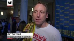 Nathan's Hot Dog Eating Contestants Weigh In News Clip