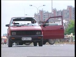 YUGOSLAVIA: KOSOVO: PRISTINA: SNIPER SHOOTS SERB News Clip