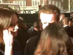 Emily Blunt and Ewan McGregor at Salmon Fishing In The Yemen European Premiere at ODEON Kensington on April 10, 2012 in London, England. Stock Footage