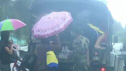 CLEAN : 700,000 flee as powerful typhoon slams Philippines News Clip