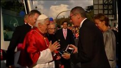 Pope - Pope visits Spain and Germany / The life of Benedict XVI depicted in manga comic News Clip