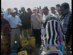 VOICE UNICEF chief visits as food appeal is launched News Clip