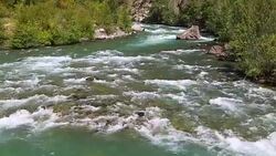 Cayoosh Creek Lillooet British Columbia Canada Stock Footage