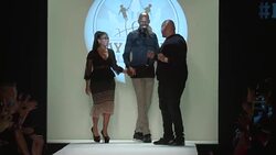 Ray Allen and Shannon Walker Williams at Kids Rock! - September 2016 - New York Fashion Week Stock Footage