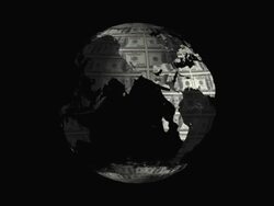 Dollar Globe Loopable Stock Footage