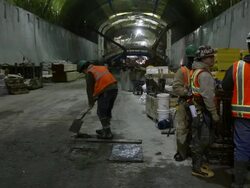 Construction Continues On New York's 2nd Avenue Subway Stock Footage