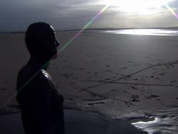 Antony Gormley's Another Place Art work on Crosby Beach News Clip
