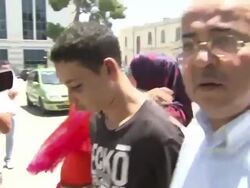 A teenager was filmed being severely beaten by Israeli border police News Clip