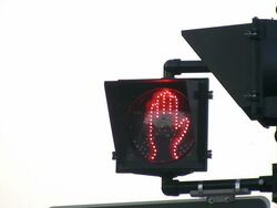 HD: Stop hand on white Stock Footage