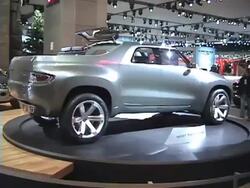 2004 Mitsubishi Sport Truck Concept montage Stock Footage