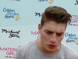 INTERVIEW - Gregg Sulkin at Children Mending Hearts 7th Annual Fundraiser 'Empathy Rocks!' Stock Footage