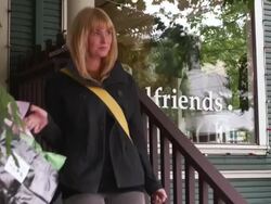 MS Customer leaving clothes store  / Portland, Or, United States Stock Footage