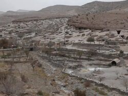 Meymand stone village Stock Footage