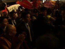 Tibet spiritual leader arrives to comfort storm victims, reax News Clip