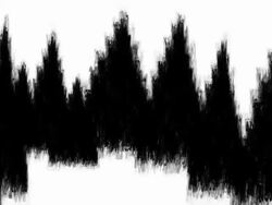 TREES :  high shot, isolated, fully  loopable ANIMATION Stock Footage