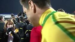 CLEAN: Fireworks in Chechnya for match against Brazil News Clip