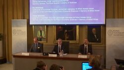 Nobel winners in economics announced News Clip