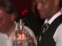 Amaury Nolasco and guests Stock Footage