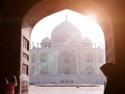Taj Mahal Stock Footage