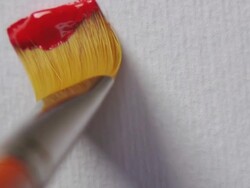 Paintbrush, Close-up Stock Footage