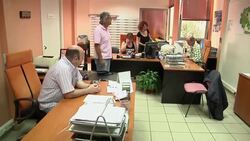 Protesters outside Greek State TV, shut down in austerity measures News Clip