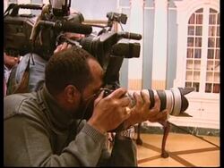 President elect Bolanos meets US Secretary of State Powell News Clip