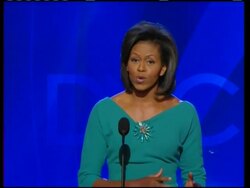 Michelle Obama speech to the Democratic Convention News Clip